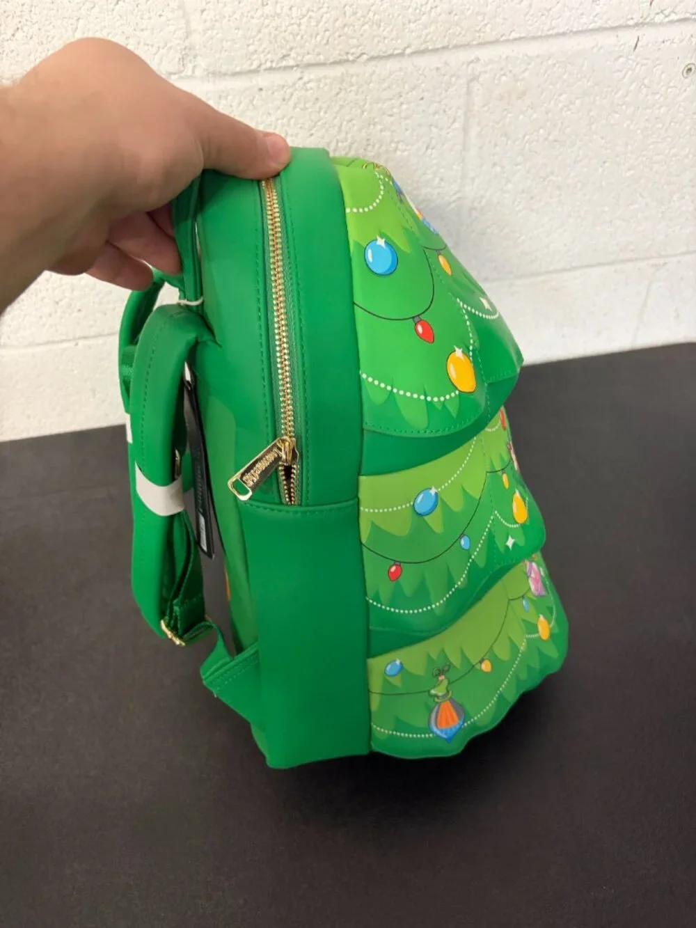 Loungefly DISNEY Chip and Dale Christmas Tree Ornament Figural Backpack